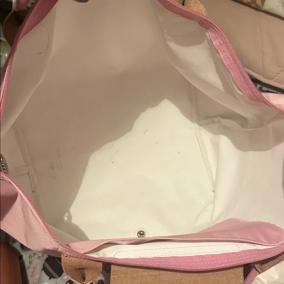 LongChamp Pink Tote Bag - Picture 6 of 10